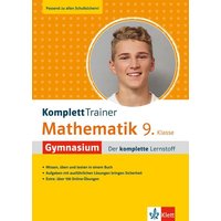 KomplettTrainer Gymnasium Mathematik 9. Klasse von Klett Lerntraining bei PONS Langenscheidt