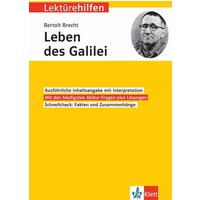 Lektürehilfen Bertolt Brecht, 'Das Leben des Galilei' von Klett Lerntraining bei PONS Langenscheidt