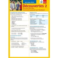 Découvertes Série jaune / Série bleue 2 - Auf einen Blick Grammatik von Klett Lerntraining bei PONS Langenscheidt