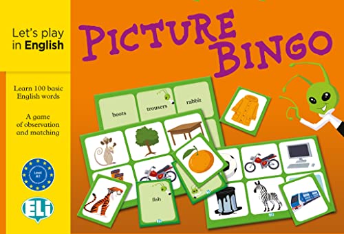 Picture Bingo: Spiel mit 32 Bingokarten, 100 Spielkarten und Einer Spielanleitung von Klett