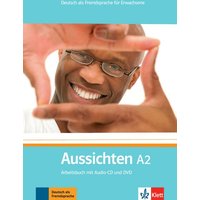 Aussichten/Arbeitsb. m.  Audio-CD und DVD A2 von Klett Sprachen GmbH