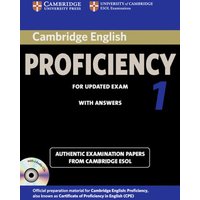 Cambridge Certificate of Proficiency in English 1 for updated exam. Student's Book Pack (Student's Book with answers and 2 Audio CDs) von Klett Sprachen GmbH