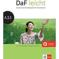 DaF leicht / Kurs- und Übungsbuch + DVD-ROM A2.1 von Klett Sprachen GmbH
