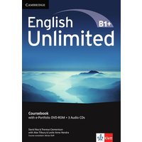 English Unlimited B1+ -Intermediate / Coursebook with e-Portfolio DVD-ROM + 3 Audio-CDs von Klett Sprachen GmbH