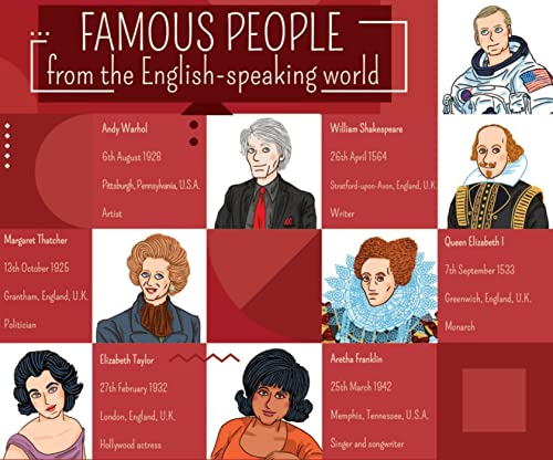 Famous People from The English-Speaking World. Gamebox mit 132 Karten + Download: Let's Play in English. Gamebox mit 132 Karten + Download von Klett