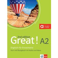 Great! A2, 2nd edition. Kurs- und Übungsbuch + Audios + Videos von Klett Sprachen GmbH
