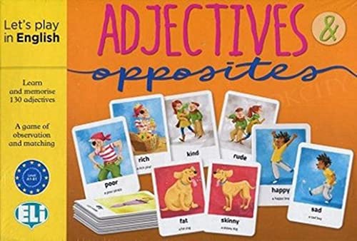 Klett Sprachen GmbH Adjectives & Opposites. Gamebox: Spiel à 2 x 65 Karten mit Adjektiven und ihren Gegensätzen, 1 Joker- und 1 Ereigniskarte + Spielanleitung von Klett