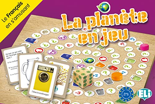 La planète en jeu. Game Box: Game Box mit Spielbrett, Würfel, 60 Bildkarten, 72 Spielkarten und Anleitung von Klett Sprachen GmbH