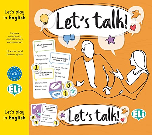 Let's Talk. Gamebox: Gamebox mit 132 Karten, Farbwürfel, 60 Spielmarken und Anleitung von Klett Sprachen GmbH