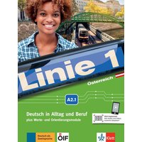 Linie 1 Österreich A2.1. Kurs- und Übungsbuch mit DVD-ROM von Klett Sprachen GmbH