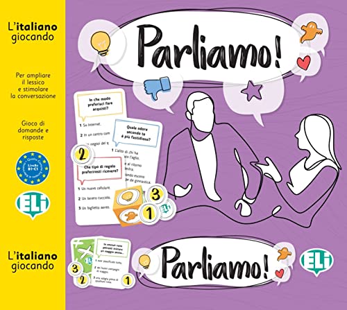 Parliamo! Gamebox: Gamebox mit 132 Karten, Farbwürfel, 60 Spielmarken und Anleitung von Klett