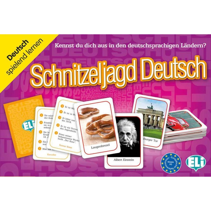 Deutsch spielend lernen - Schnitzeljagd Deutsch (Spiel) von Klett Sprachen
