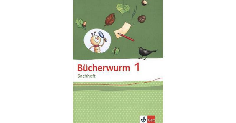 Buch - Bücherwurm Sachheft, Ausgabe Brandenburg, Sachen-Anhalt und Thüringen: 1. Schuljahr, Arbeitsheft von Klett Verlag
