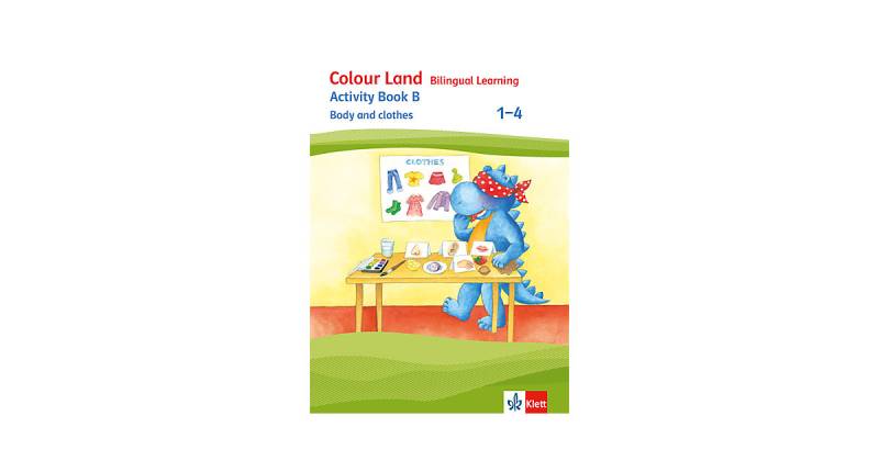 Buch - Colour Land, Ausgabe 2017: 1.-4. Schuljahr, Activity Book B: Body and clothes von Klett Verlag