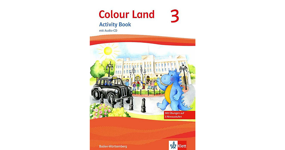 Buch - Colour Land ab Klasse 1, Ausgabe Baden-Württemberg: 3. Schuljahr, Activity Book mit Audio-CD und Bildkarten von Klett Verlag