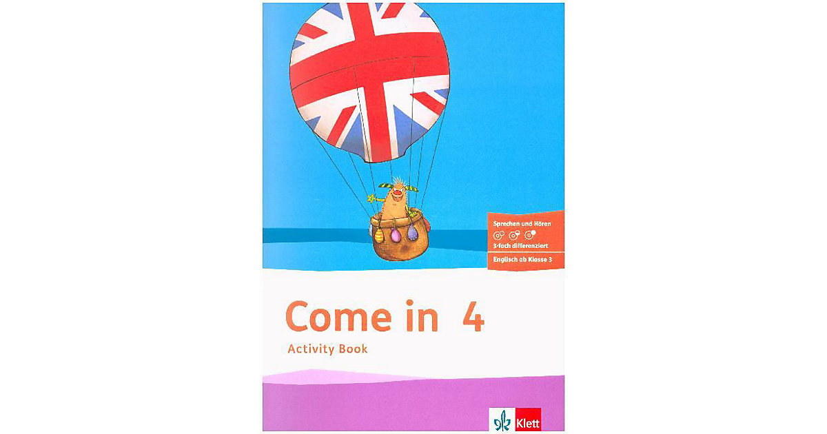 Buch - Come in ab Klasse 3, Ausgabe ab 2018: 4. Schuljahr, Activity Book mit Bildkarten + Audio-CD von Klett Verlag