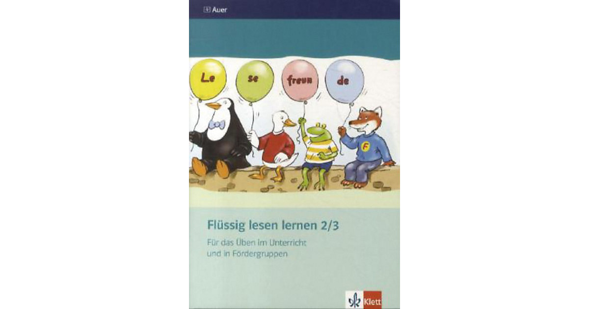 Buch - Flüssig lesen lernen, Neubearbeitung: Flüssig lesen lernen, Neubearbeitung: 2./3. Schuljahr, Arbeitsheft mit Lehrerhinweisen Buch - Flüssig lesen lernen, Neubearbeitung: Flüssig lesen lernen, Neubearbeitung: 2./3. Schuljahr, Arbeitsheft mit Lehrerhinweisen von Klett Verlag