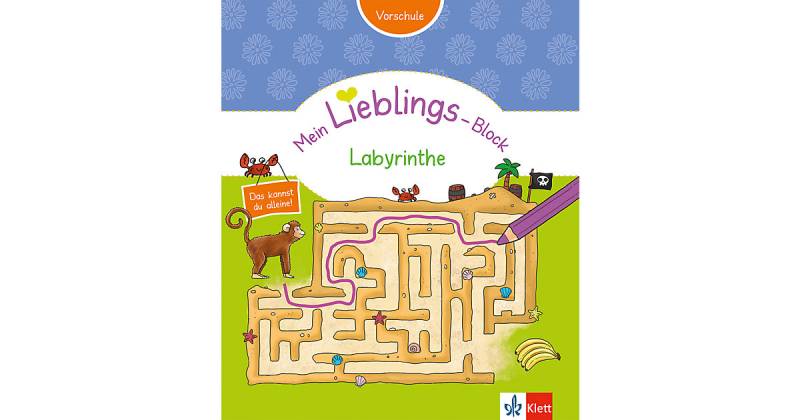 Buch - Klett Mein Lieblings-Block: Labyrinthe
