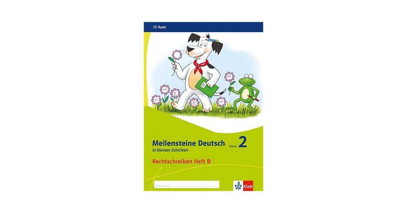 Buch - Meilensteine Deutsch in kleinen Schritten (2017): 2. Schuljahr, Rechtschreiben Heft B von Klett Verlag