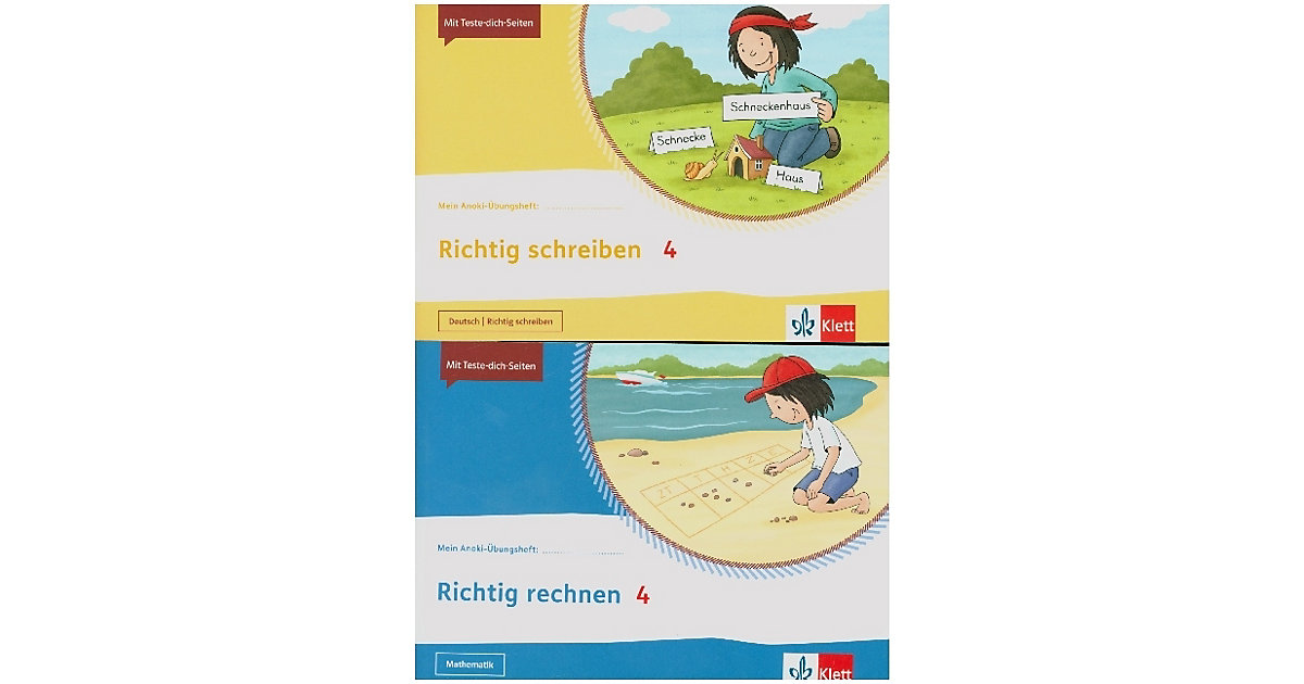 Buch - Paket Richtig schreiben / Richtig rechnen 4 Buch - Paket Richtig schreiben / Richtig rechnen 4 von Klett Verlag