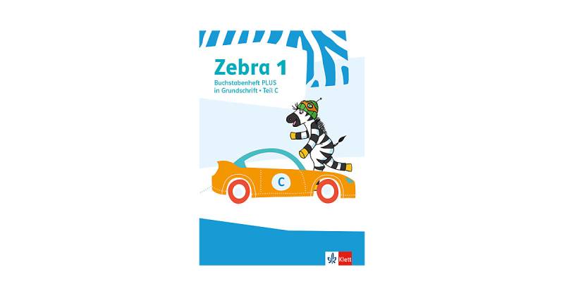 Buch - Zebra. Ausgabe ab 2018: 1. Schuljahr, Buchstabenheft Plus in Grundschrift von Klett Verlag