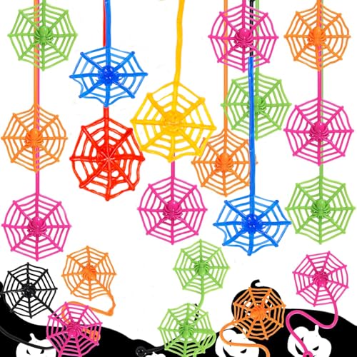 24 Stück klebrige Spinnennetz Partygeschenke Pack, 17 cm in Gesamtlänge, Halloween Party Favors, Geschenke für Geburtstag, Goodie Bag Klassenzimmer Preise 24 Stück klebrige Spinnennetz Partygeschenke Pack, 17 cm in Gesamtlänge, Halloween Party Favors, Geschenke für Geburtstag, Goodie Bag Klassenzimmer Preise von Klhamky