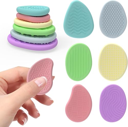 Fidget-Spielzeug für Kinder Erwachsene Ostern Korb Stuffers Silikon Sorge Stein für Autismus ADHD Teens stillen Calm Down Toy Quiet Fidgets Stress Artikel Anxiety (6pcs) von Klhamky