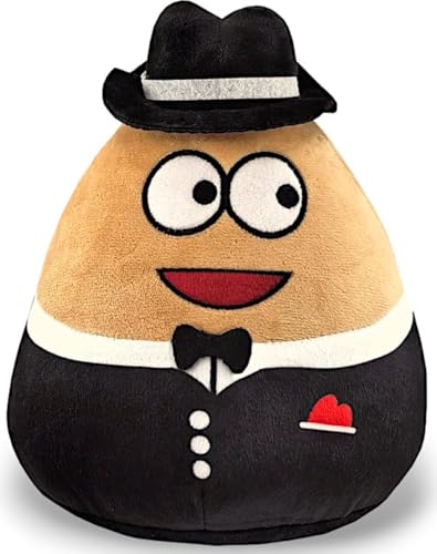 Alien Pou Plüschtier - 23cm - Kawaii Plüschtier - Pathetic Plüschtier - Squish Plüschtier - Alien Poo Plüsch - My Pet Alien Pou - Kawaii Kissen - Retro Gaming Plüsch (Classic) von Klikkopers