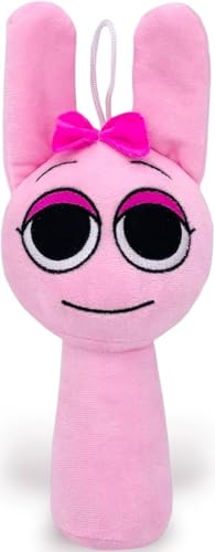 Klikkopers Sprunki Kuscheltier, Sprunki Plush Stofftiere, Plüschtier Spielzeug Ab 1 Jahr, Sprunki Plushie Für Jungen Mädchen Kinder Fans Geburtstag Geschenk (Rosa) von Klikkopers