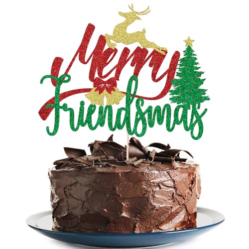 Glitzernde Weihnachts-Kuchendekoration, Weihnachtsdekoration, Weihnachtsdekoration, Rot Glitzernde Weihnachts-Kuchendekoration, Weihnachtsdekoration, Weihnachtsdekoration, Rot von Klionjor