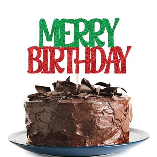 Tortenaufsatz mit Aufschrift "Merry Christmas" – Dekoration für Weihnachten, Geburtstag, Happy Holiday, Party, Winter, Weihnachten, Neujahr, Partyzubehör Tortenaufsatz mit Aufschrift "Merry Christmas" – Dekoration für Weihnachten, Geburtstag, Happy Holiday, Party, Winter, Weihnachten, Neujahr, Partyzubehör von Klionjor