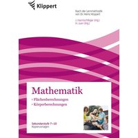 Flächenberechnungen / Körperberechnungen von Klippert Verlag in der AAP Lehrerwelt GmbH