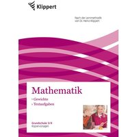 Gewichte - Textaufgaben von Klippert Verlag in der AAP Lehrerwelt GmbH