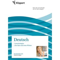 Lesestrategien - Der Satz und seine Wörter von Klippert Verlag in der AAP Lehrerwelt GmbH