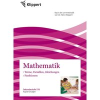 Terme, Variablen, Gleichungen - Funktionen von Klippert Verlag in der AAP Lehrerwelt GmbH