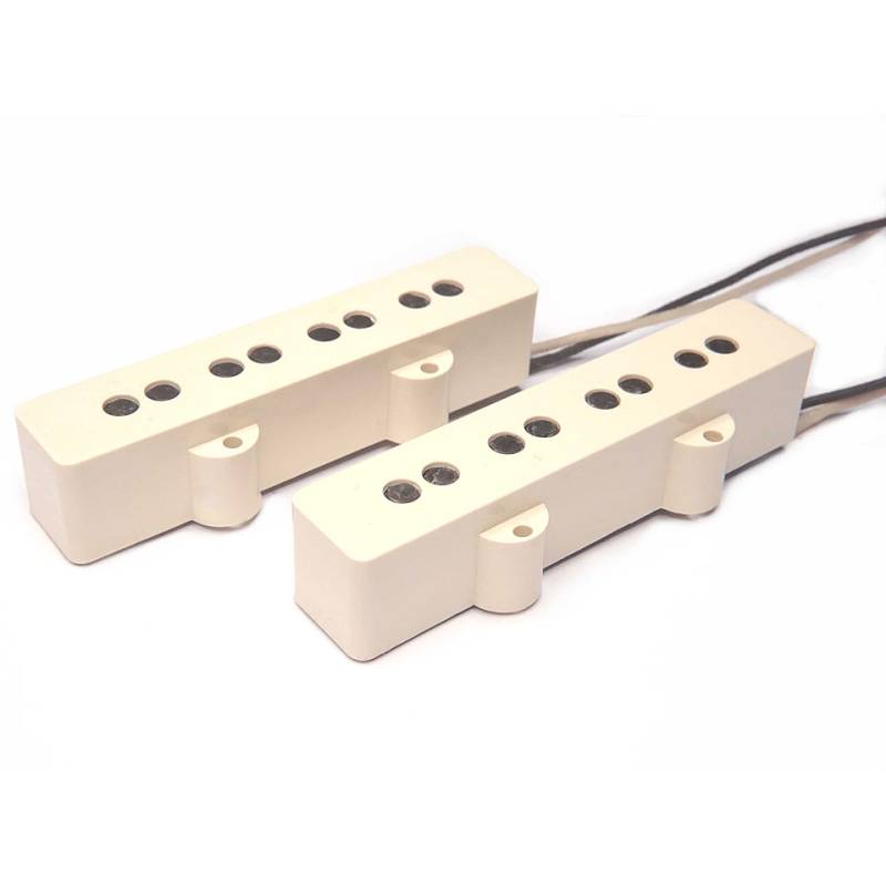 Kloppmann JB71 Jazz Bass Set Aged Creme Pickup E-Bass von Kloppmann