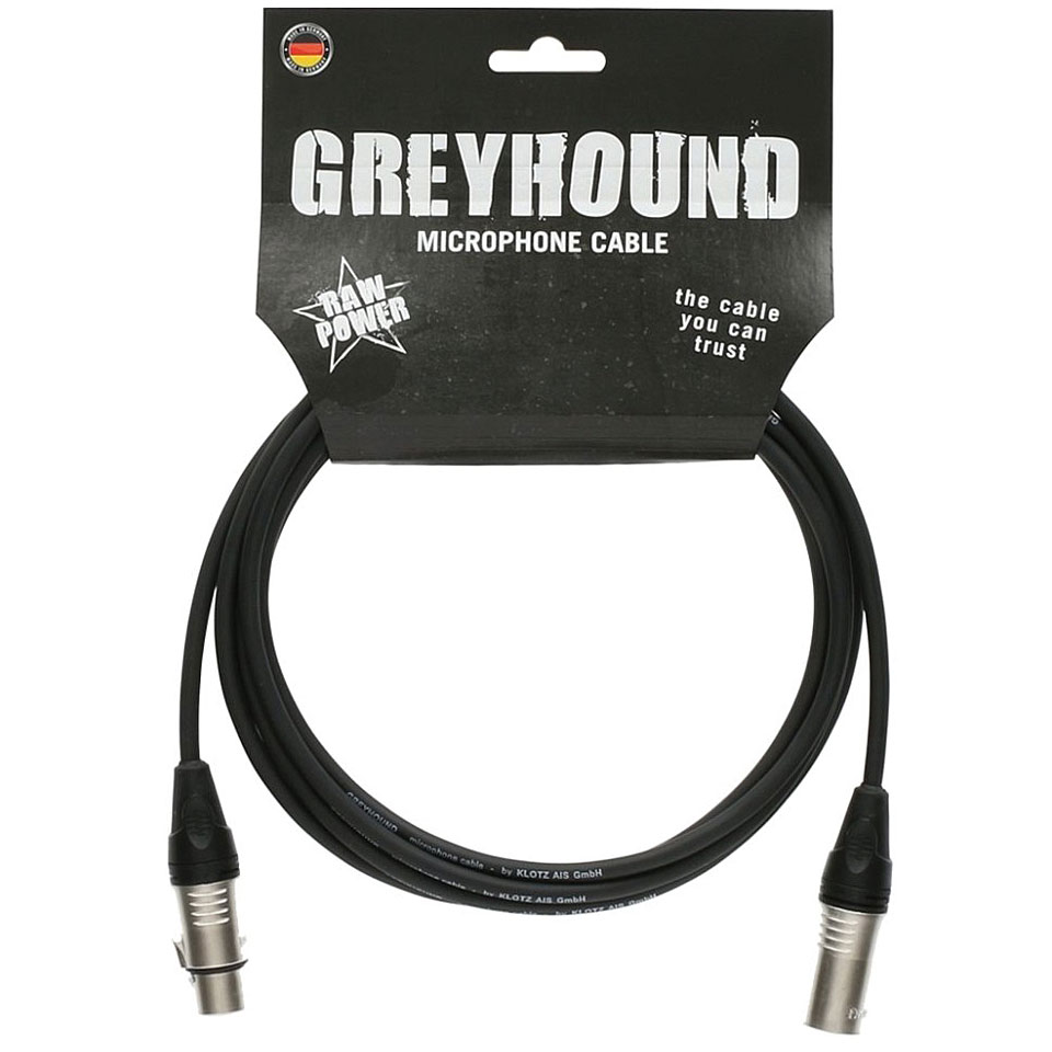 Klotz Greyhound GRG1FM03.0 Mikrofonkabel Klotz Greyhound GRG1FM03.0 Mikrofonkabel von Klotz