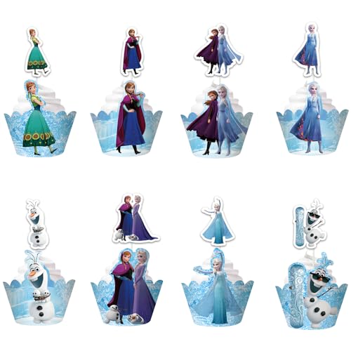 Prinzessin Cupcake Topper Tortendeko, 48PCS Cupcake Toppers Wrappers, Prinzessinnen Cake Topper Set, Geburtstag Kuchen Topper, Kuchendekoration für Kinder Geburtstag Party Prinzessin Cupcake Topper Tortendeko, 48PCS Cupcake Toppers Wrappers, Prinzessinnen Cake Topper Set, Geburtstag Kuchen Topper, Kuchendekoration für Kinder Geburtstag Party von Kmjxsm