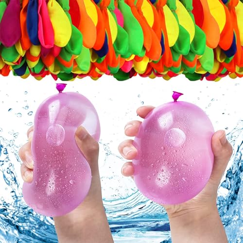 1000 Stück Wasserbomben, Wasserballons Set, Wasser Luftballons, Wasserbomben Bunt Gemischt für Kinder, Mega Pack 1000 Stück Wasserbomben, Wasserballons Set, Wasser Luftballons, Wasserbomben Bunt Gemischt für Kinder, Mega Pack von Kmljoee