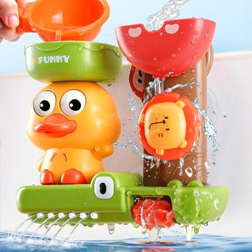 Badespielzeug Baby ab 1 Jahr, Badewannenspielzeug für Kinder 1 2 3 4 Jahre, Kinderspielzeug Babyspielzeug Badewanne Spielzeug, Wasserspielzeug Geschenk Mädchen Junge ab 18 Monate Badespielzeug Baby ab 1 Jahr, Badewannenspielzeug für Kinder 1 2 3 4 Jahre, Kinderspielzeug Babyspielzeug Badewanne Spielzeug, Wasserspielzeug Geschenk Mädchen Junge ab 18 Monate von KmmiFF