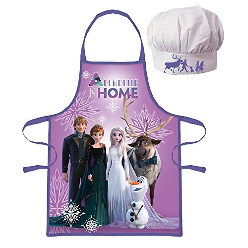 KnBo 2 TLG. Set Kinderschürze + Kochmütze Frozen Eiskönigin größenverstellbar fleckenabweisend lila *Neu*&*Ovp* KnBo 2 TLG. Set Kinderschürze + Kochmütze Frozen Eiskönigin größenverstellbar fleckenabweisend lila *Neu*&*Ovp* von KnBo
