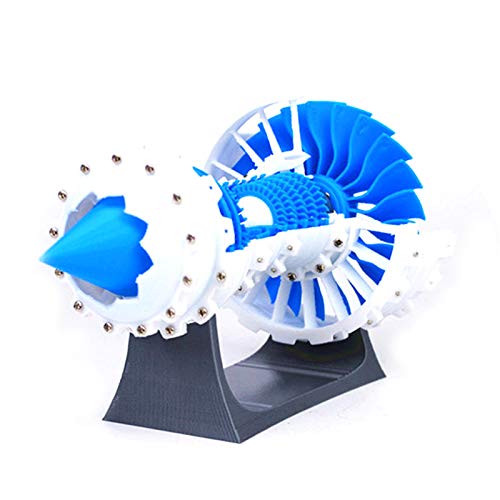 Knadgbft Flugzeugtriebwerk TurbolüFtermodell Modell Eines Lufttriebwerks Elektrischer 3D-Drucker von Knadgbft
