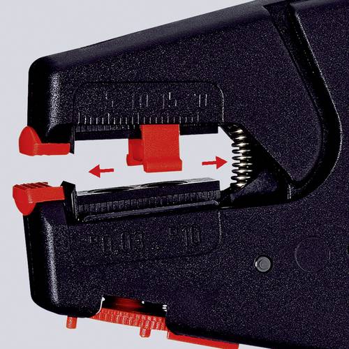 Knipex 12 40 200 Automatische Abisolierzange 0.03 bis 10mm² 7 bis 32 von Knipex