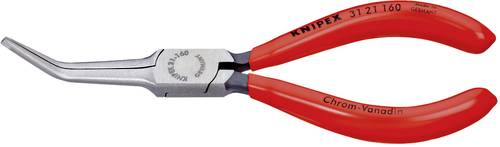 Knipex 31 21 160 Elektronik- u. Feinmechanik Nadelzange 45° gebogen 160mm von Knipex