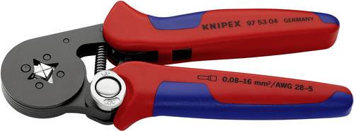 Knipex 97 53 04 Crimpzange Aderendhülsen 0.08 bis 16mm² von Knipex