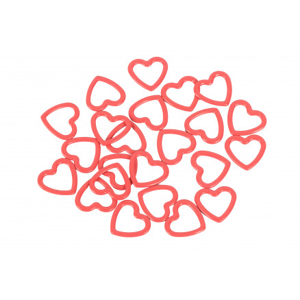 KnitPro Amour Amour Magnetische Halskette Herz Maschenmarkierer - 40 Stück von KnitPro