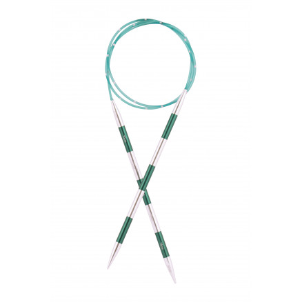 KnitPro SmartStix Rundstricknadeln Aluminium 80cm Grün 5,50mm von KnitPro