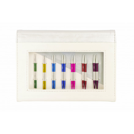 KnitPro SmartStix kurze austauschbare Rundstricknadeln Set Aluminium 3 von KnitPro