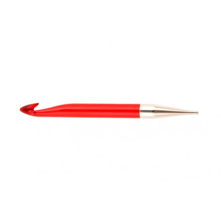 KnitPro Trendz Auswechselbare Häkelnadeln Acryl 12.00mm Rot für tunesisches Häkeln / Häkeln von KnitPro