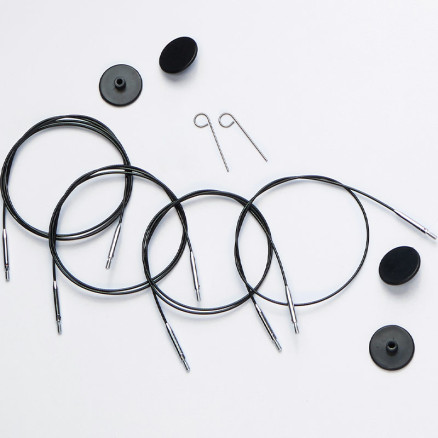 KnitPro Draht / Kabel (Swivel) für austauschbare Rundstricknadeln 20 c von KnitPro